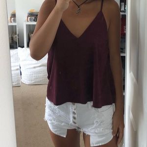 Forever 21 Suede Tank Top